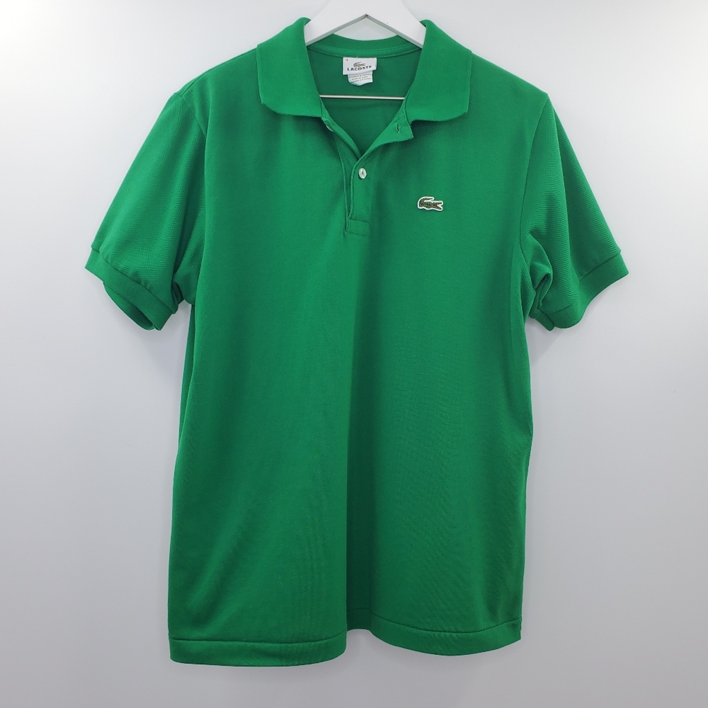 Lacoste Classic Fit Polo Cotton Men's Green 5191L - Picture 1 of 7